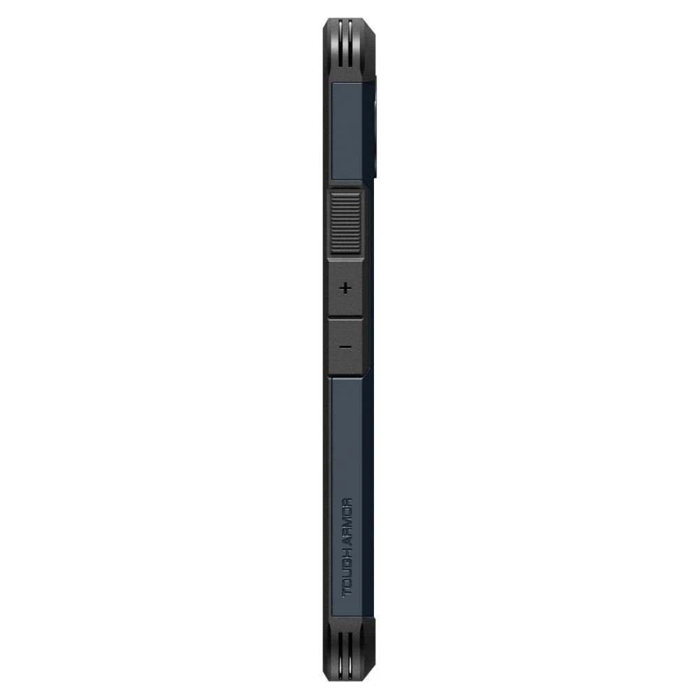 Dėklas „Spigen Tough Armor“, metalinis skalūno spalvos – „Google Pixel 9 Pro“ / „Pixel 9“