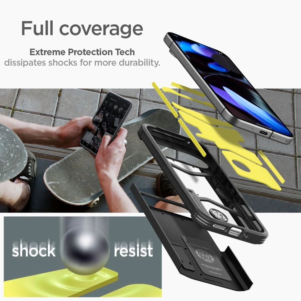Spigen Tough Armor – dėklas skirtas Google Pixel 9 / 9 Pro Juodas