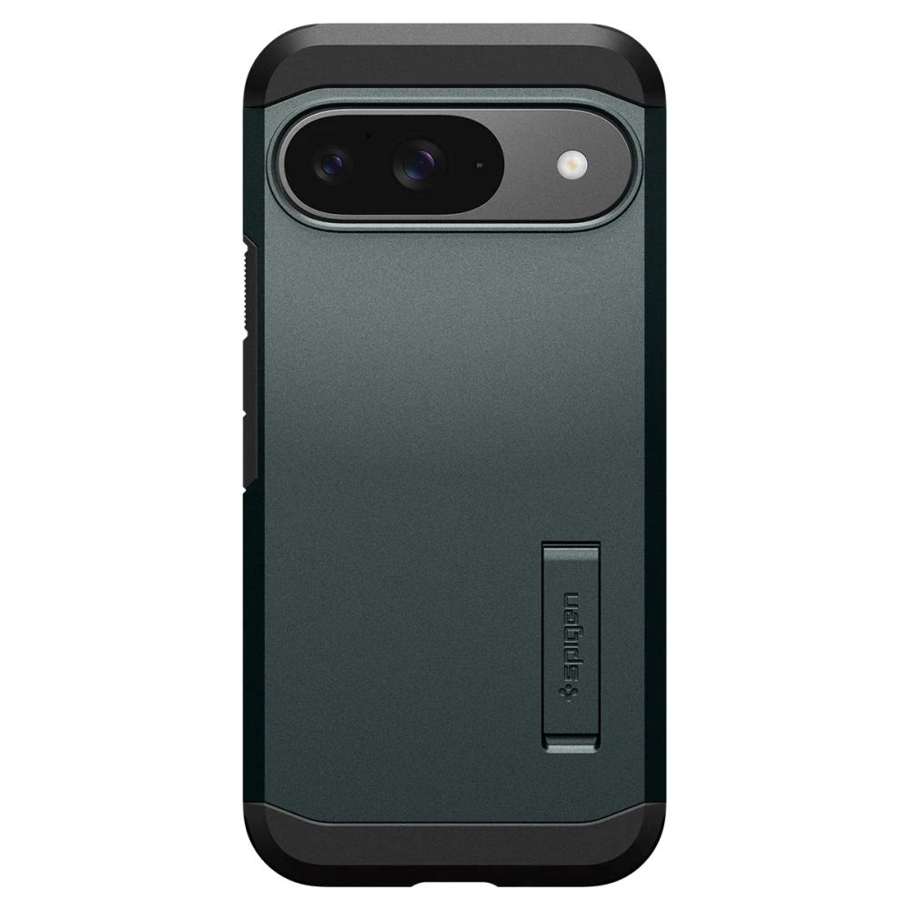 Spigen Tough Armor – dėklas skirtas Google Pixel 9 / 9 Pro Abyss Žalias