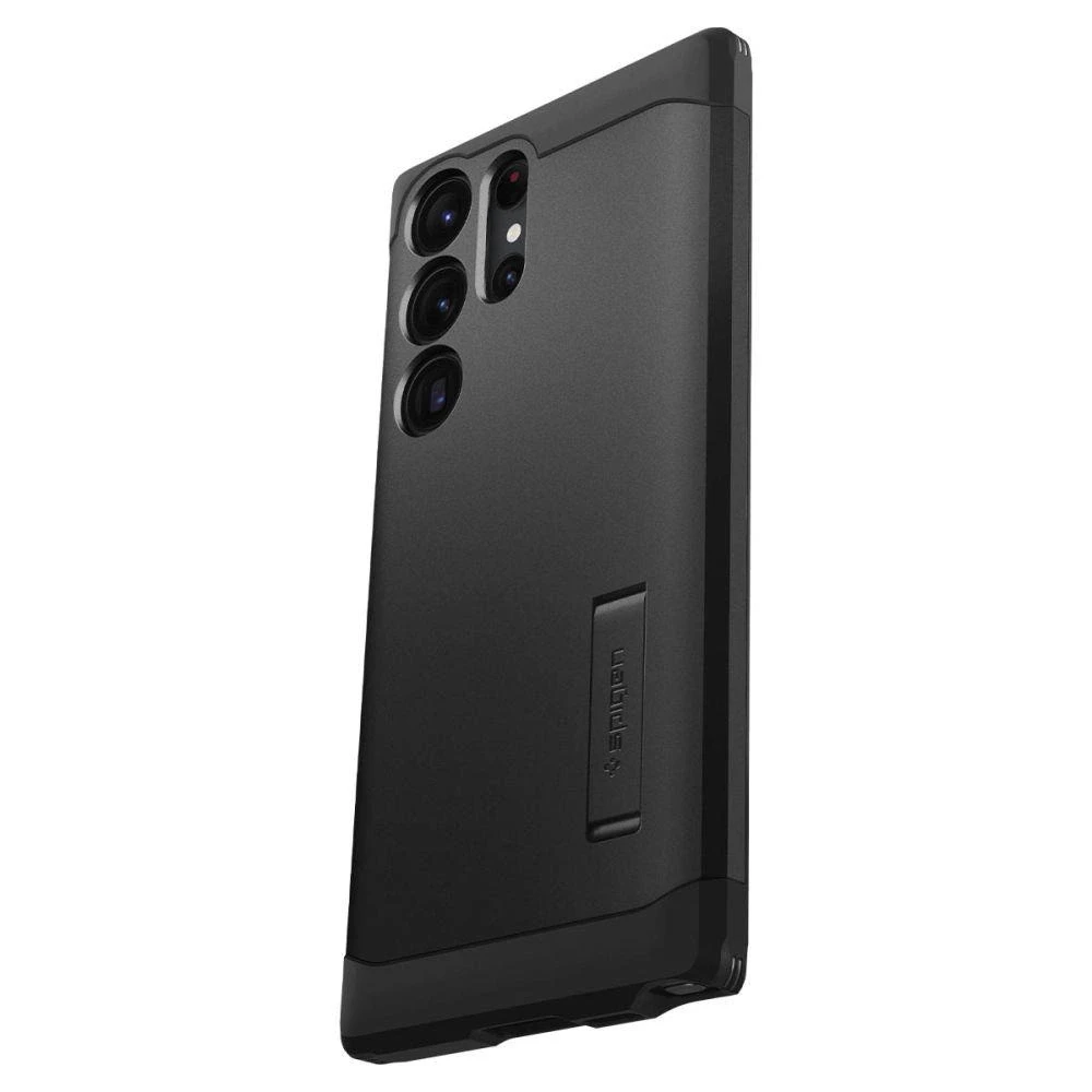 Spigen Tough Armor dėklas skirtas Samsung Galaxy S23 Ultra, spalva - Juoda
