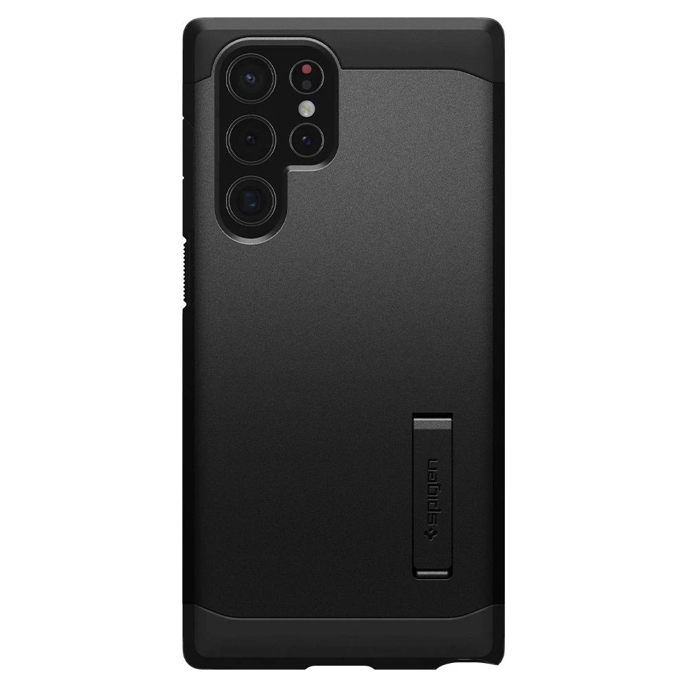Spigen Tough Armor Samsung Galaxy S22 Ultra dėklas telefonui juodos spalvos