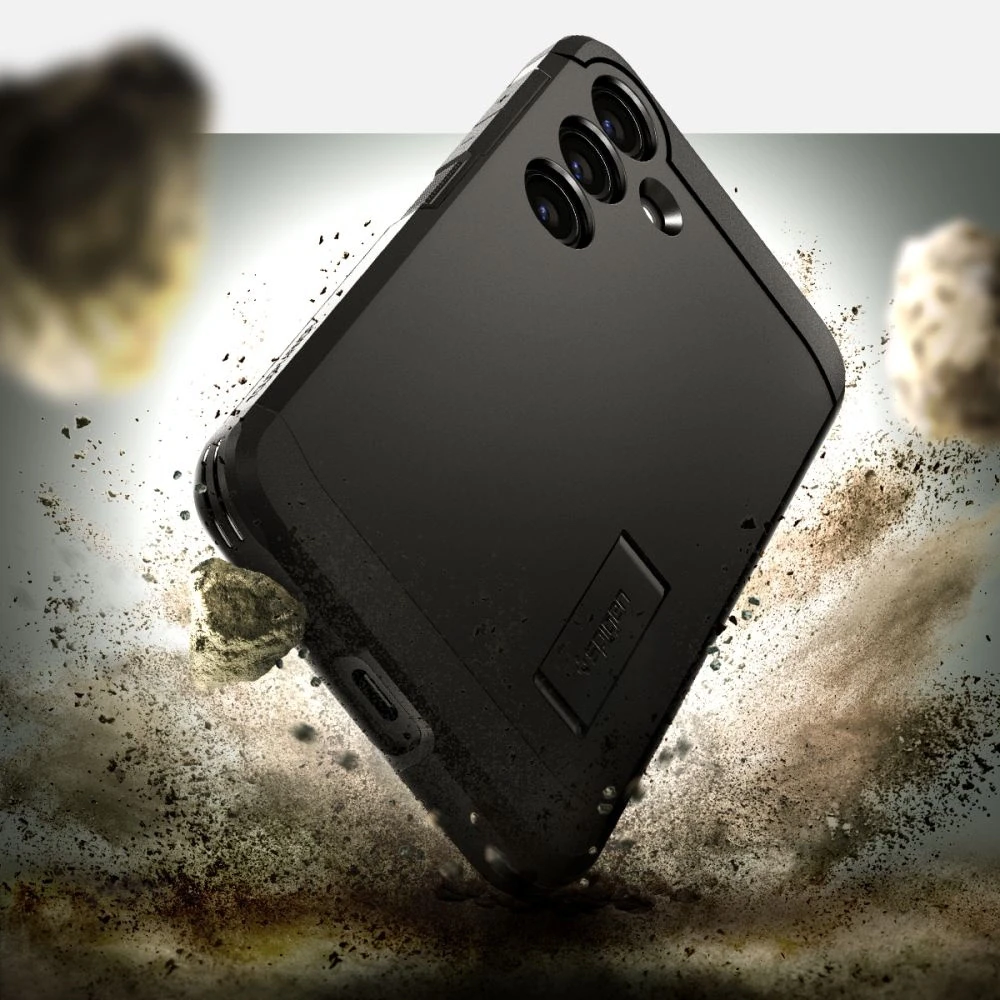 Samsung Galaxy S24 Plus Spigen Tough Armor dėklas telefonui juodos spalvos