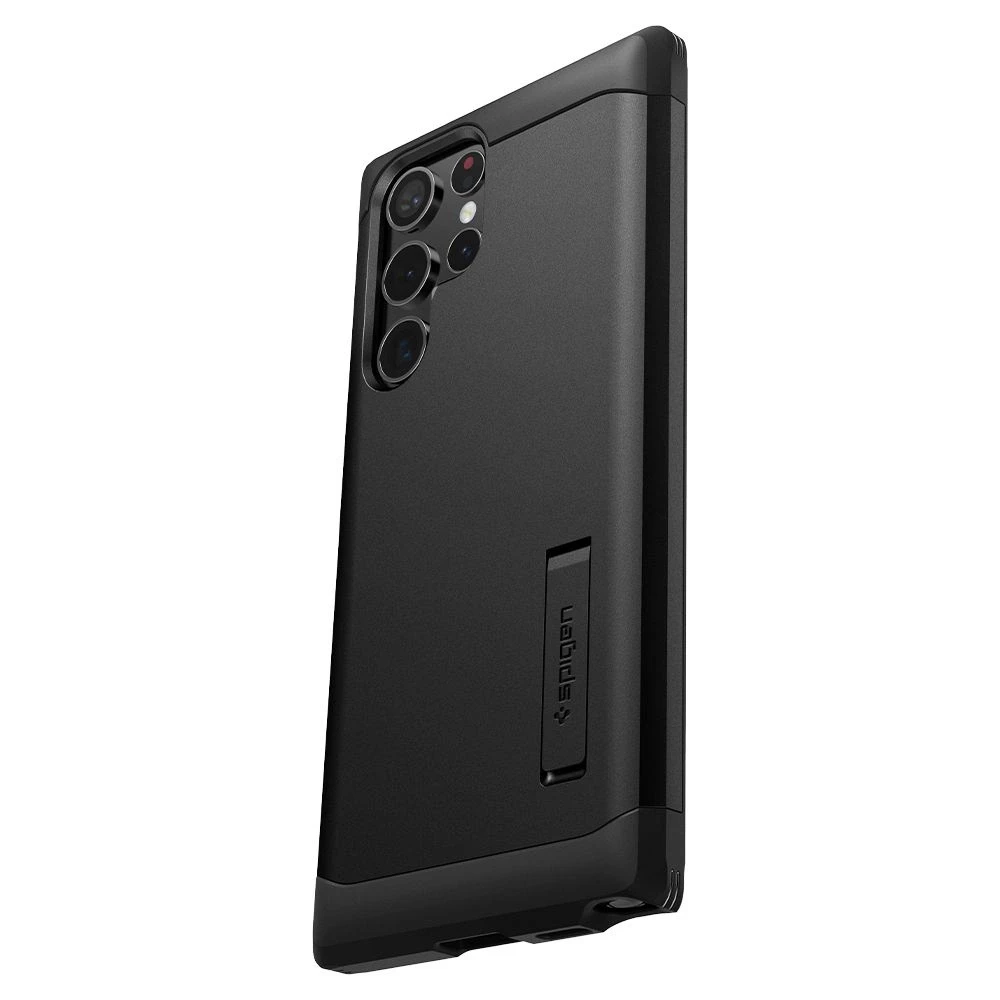 Spigen Tough Armor Samsung Galaxy S22 Ultra dėklas telefonui juodos spalvos