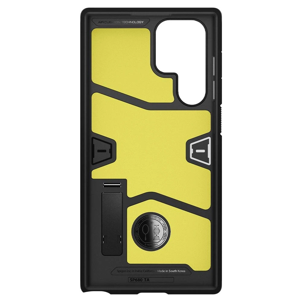 Spigen Tough Armor Samsung Galaxy S22 Ultra dėklas telefonui juodos spalvos