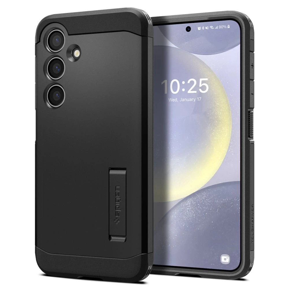 Samsung Galaxy S24 Plus Spigen Tough Armor dėklas telefonui juodos spalvos