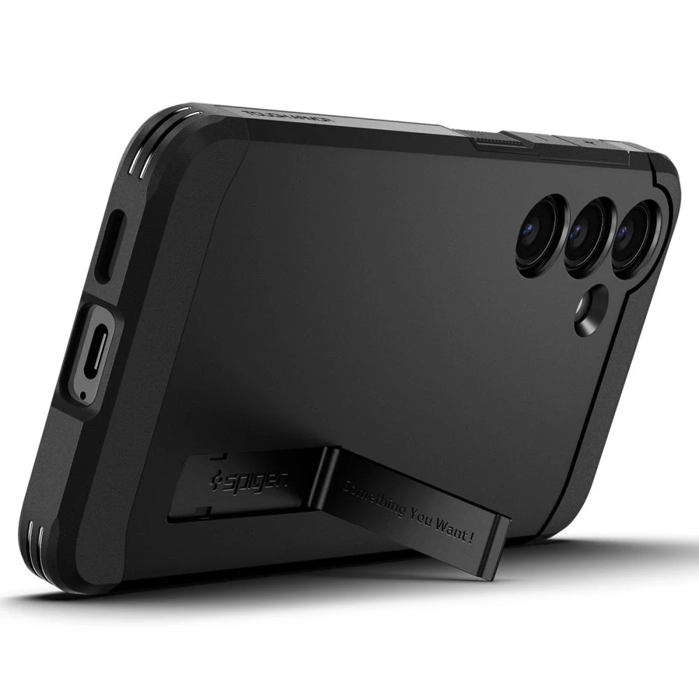 Samsung Galaxy S24 Plus Spigen Tough Armor dėklas telefonui juodos spalvos