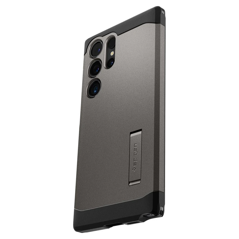 Spigen Tough Armor – dėklas skirtas Samsung Galaxy S24 Ultra Gunmetal