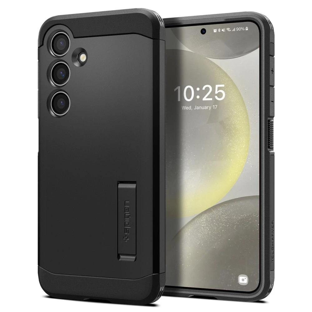 Samsung Galaxy S24 Spigen Tough Armor telefono dėklas juodos spalvos