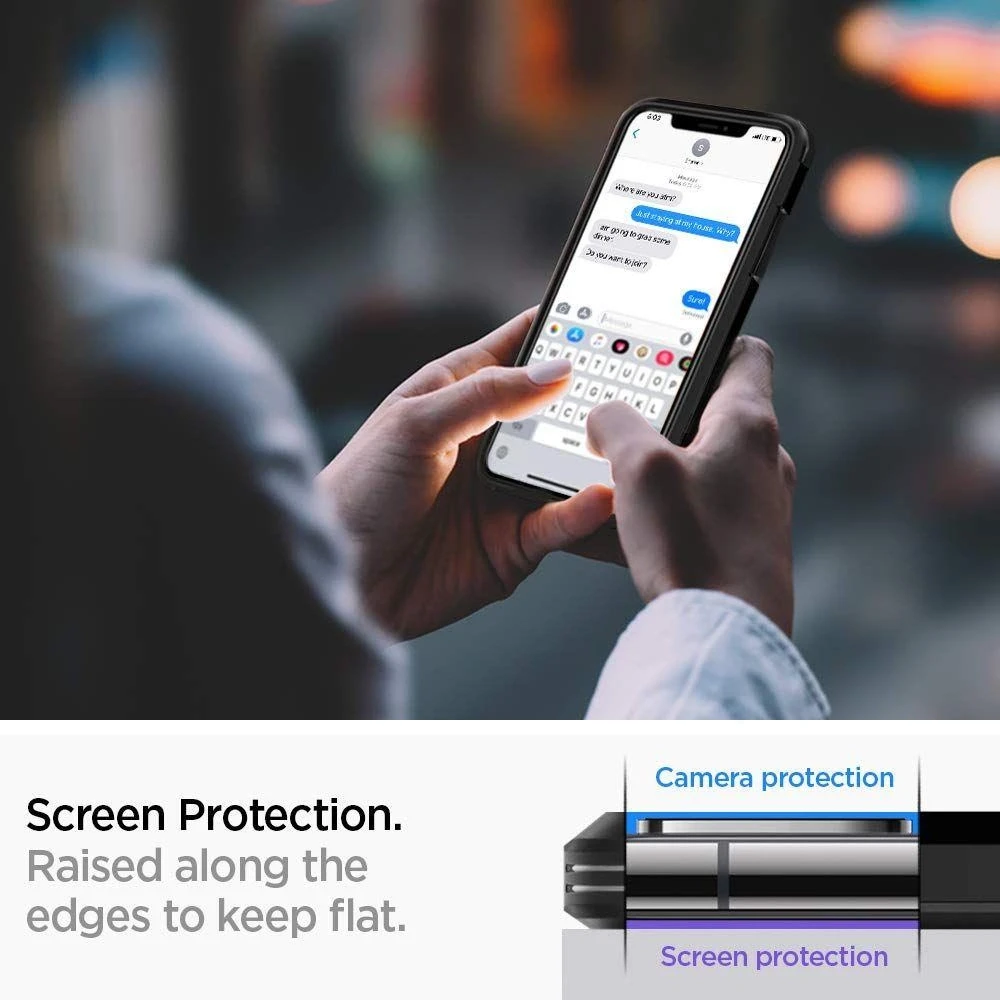 Spigen dėklas Tough Armour, skirtas iPhone 11 juodas