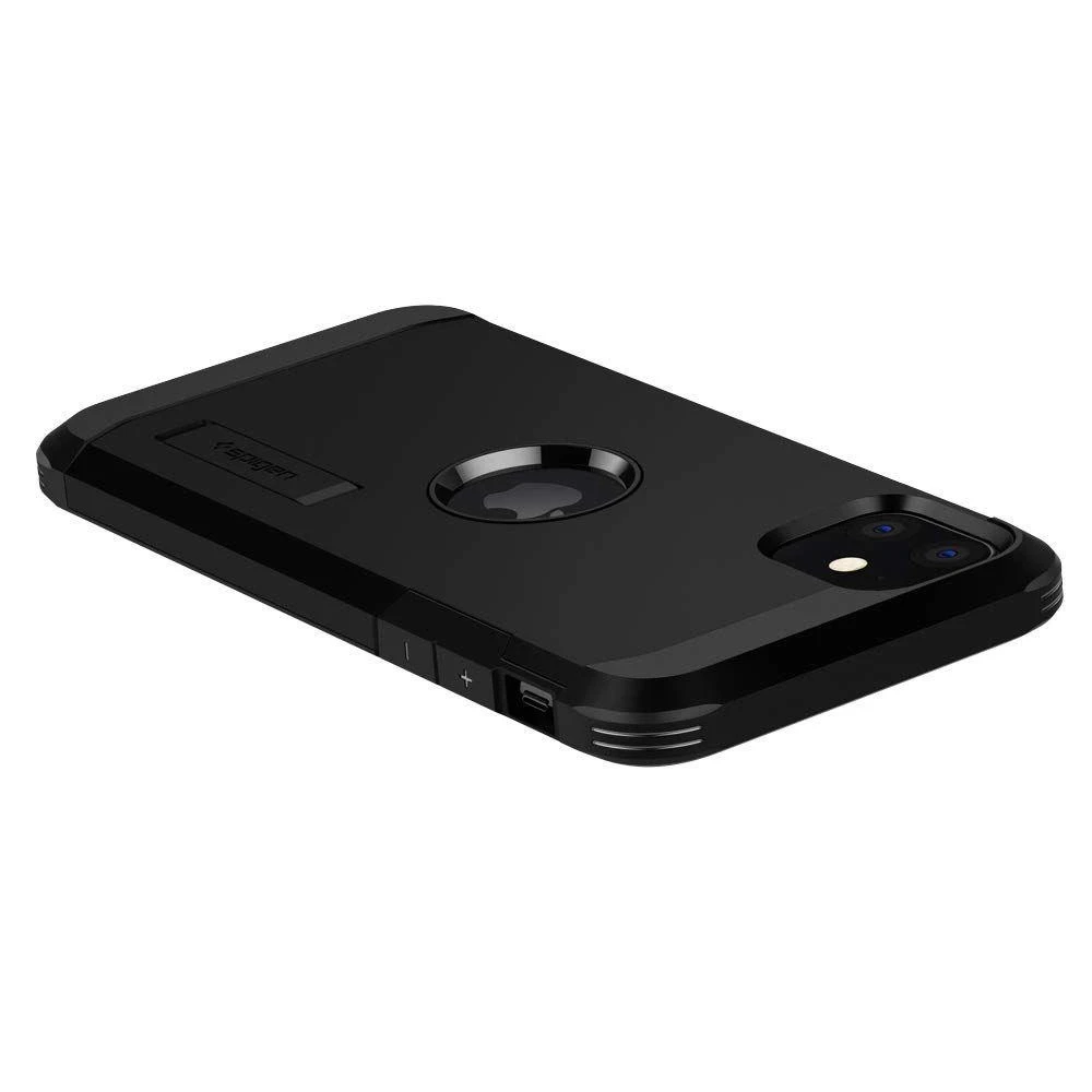 Spigen dėklas Tough Armour, skirtas iPhone 11 juodas