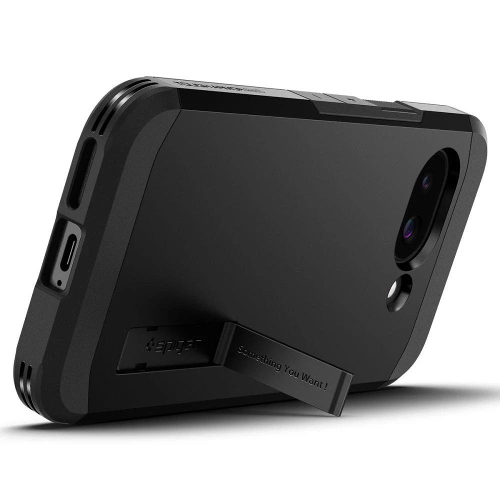 Spigen Tough Armor Mag MagSafe dėklas, skirtas Google Pixel 9A - juodas