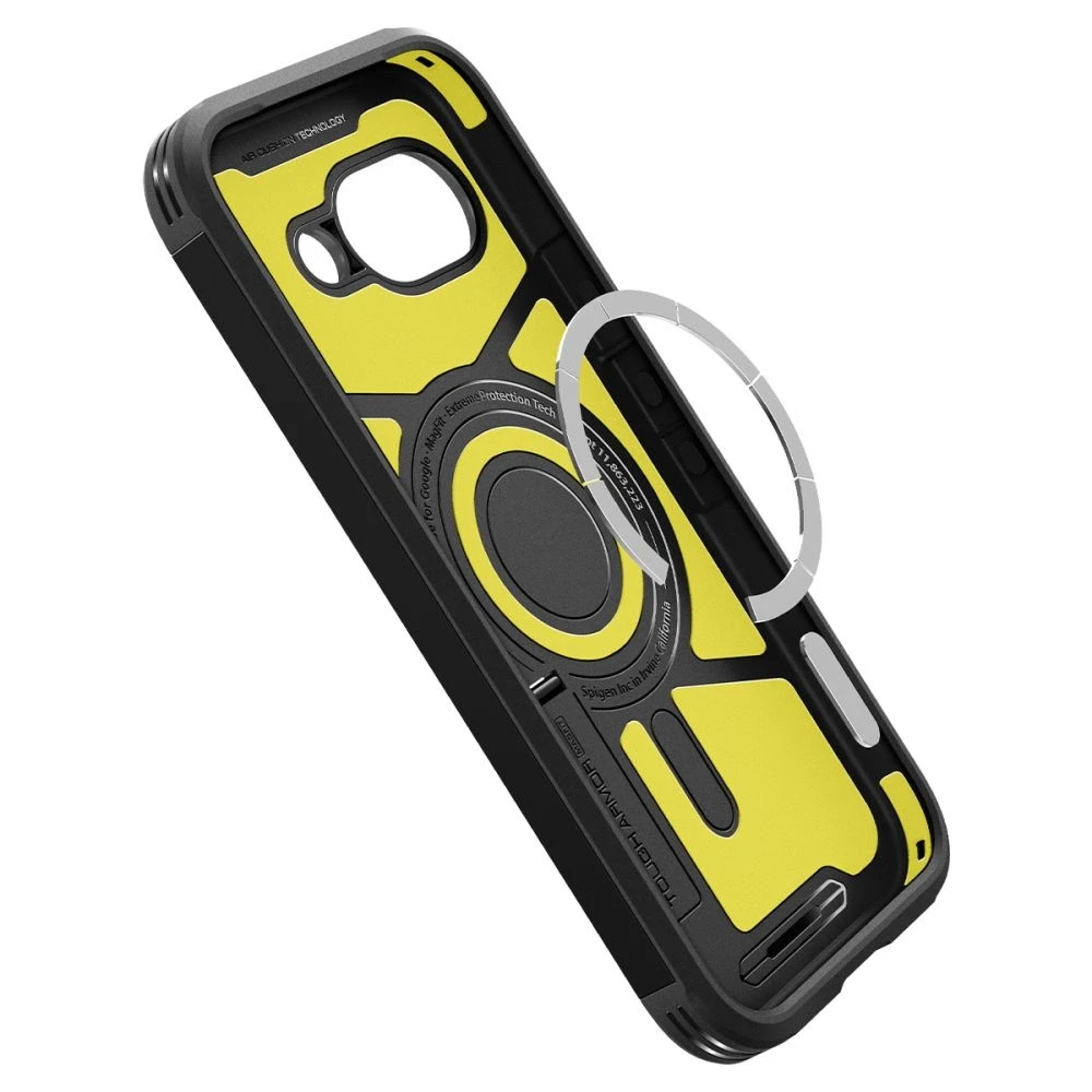 Spigen Tough Armor Mag MagSafe dėklas, skirtas Google Pixel 9A - juodas