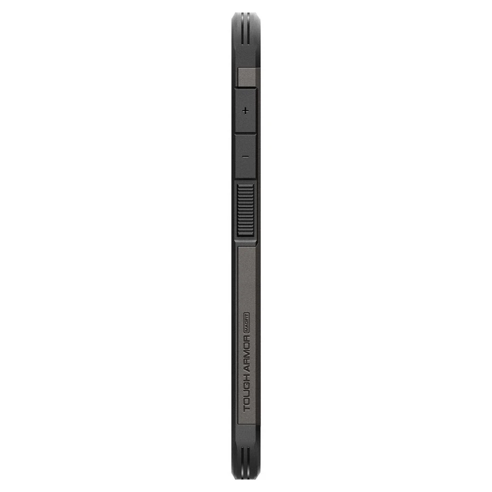 Spigen Tough Armor MagSafe – dėklas skirtas Samsung Galaxy S25 Gunmetal