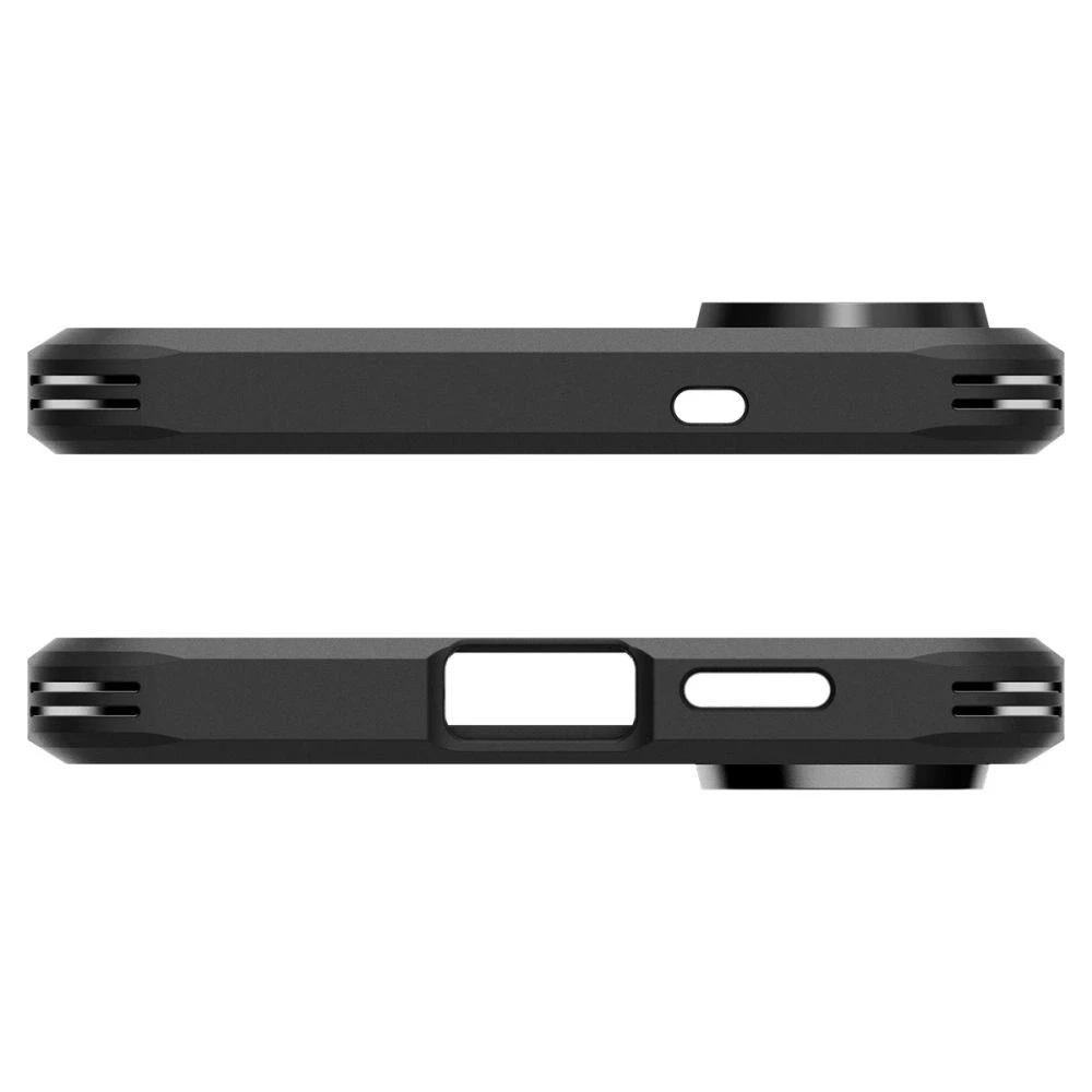 Spigen Tough Armor MagSafe dėklas skirtas Samsung Galaxy S25 Edge – juodos spalvos