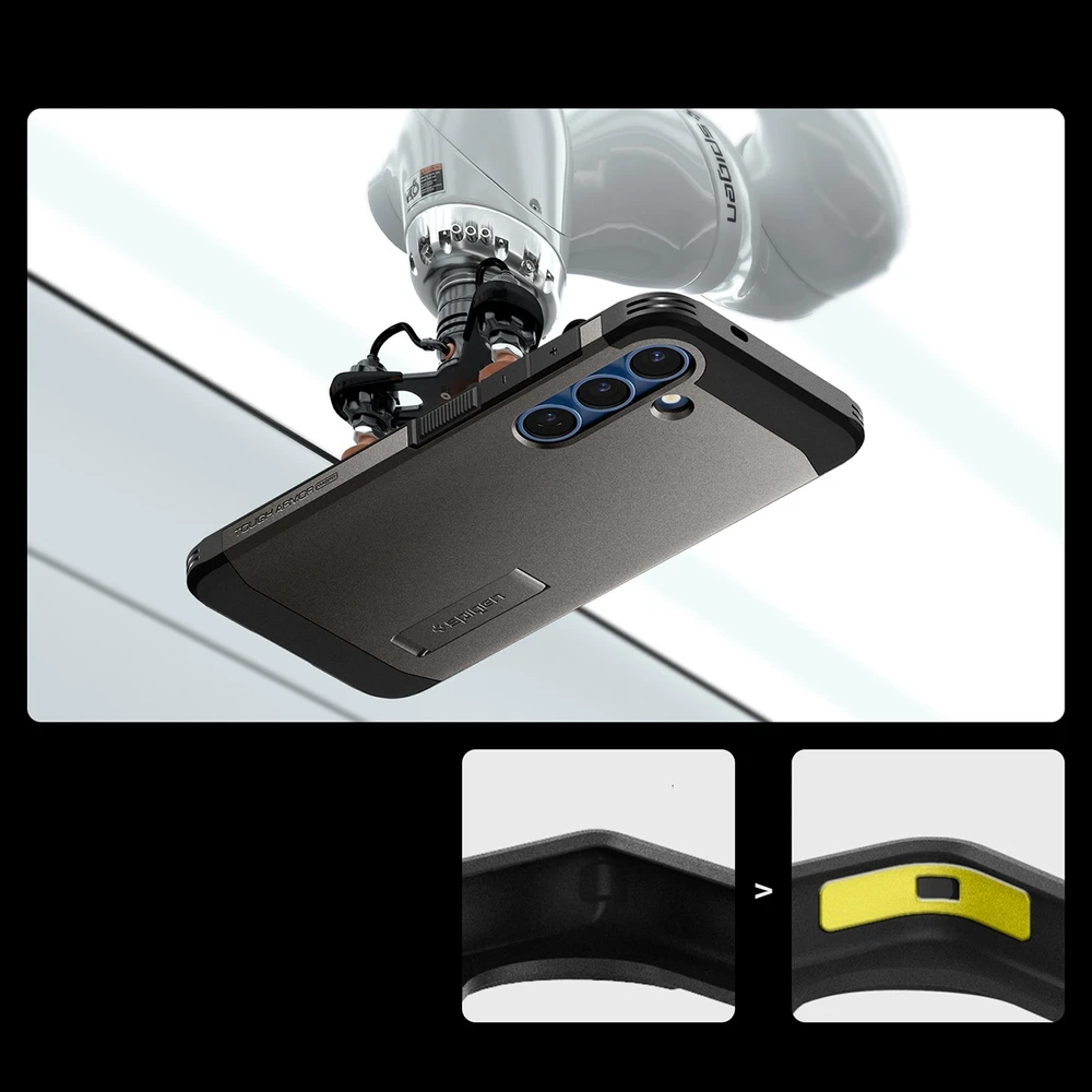 Dėklas Spigen Tough Armor Magsafe Galaxy S25+ gunmetal