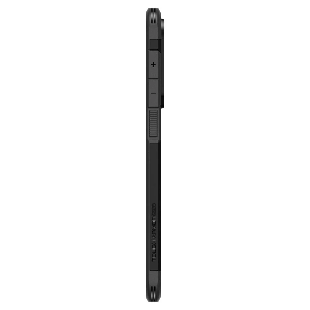 Spigen Tough Armor MagSafe dėklas skirtas Samsung Galaxy S25 Edge – juodos spalvos