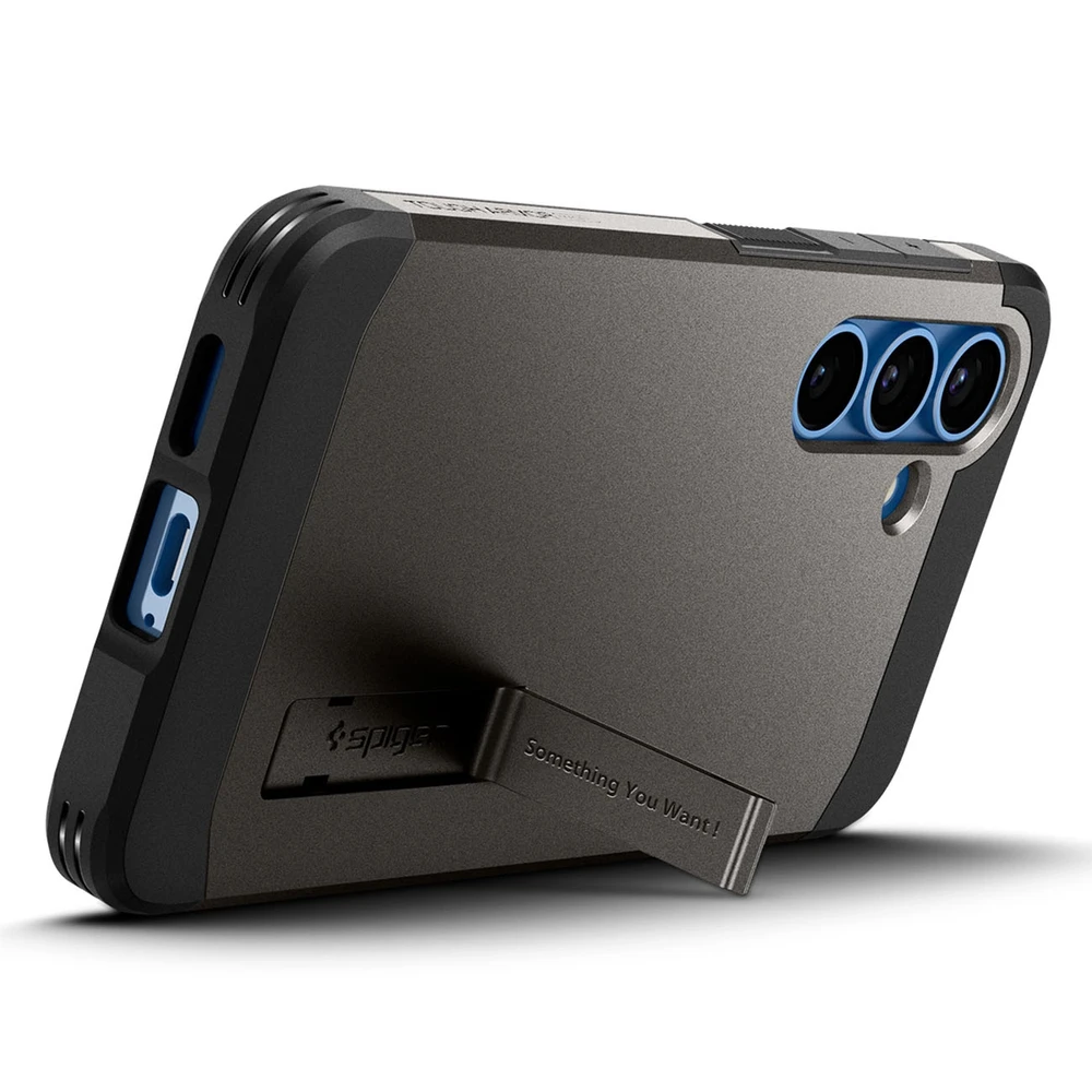 Spigen Tough Armor MagSafe – dėklas skirtas Samsung Galaxy S25 Gunmetal