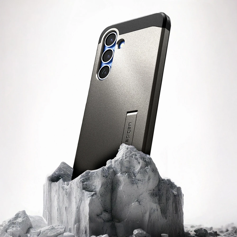 Dėklas Spigen Tough Armor Magsafe Galaxy S25+ gunmetal
