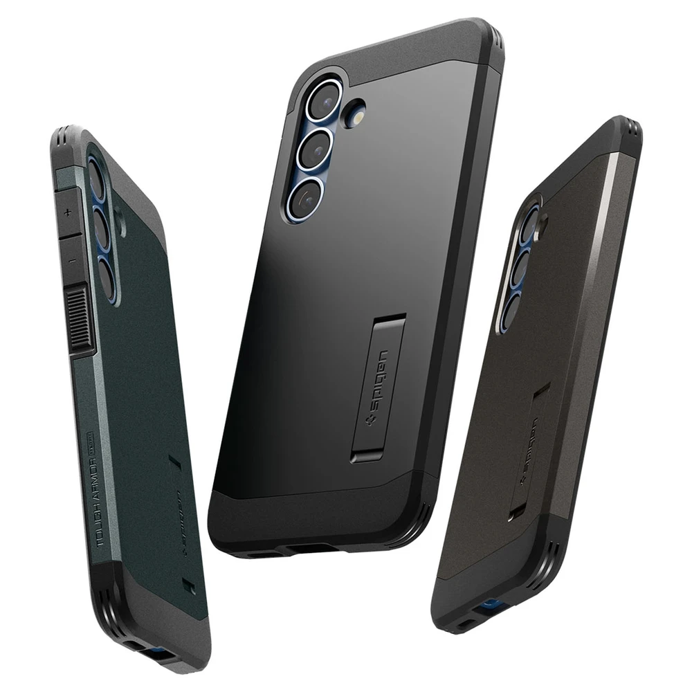 Spigen Tough Armor MagSafe – dėklas skirtas Samsung Galaxy S25 Gunmetal