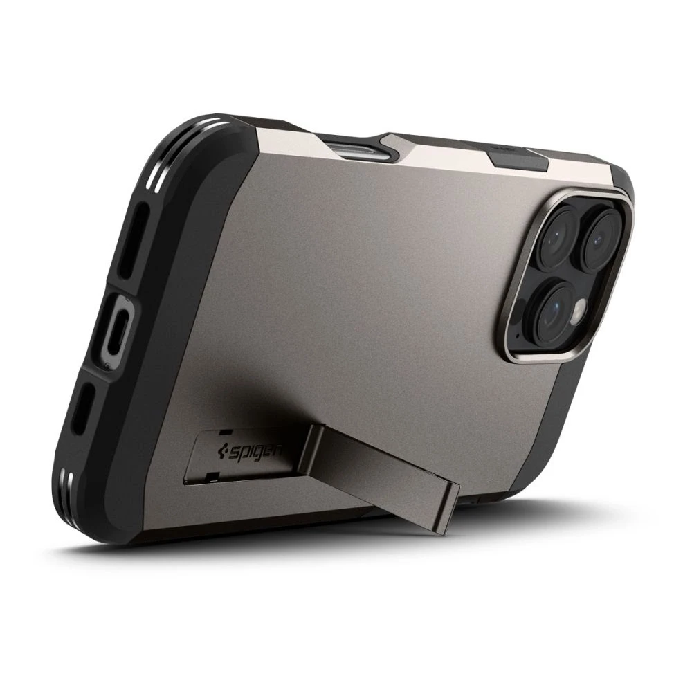 Dėklas „Spigen Tough Armor MagSafe“, metalinis – „Apple iPhone 16 Pro“