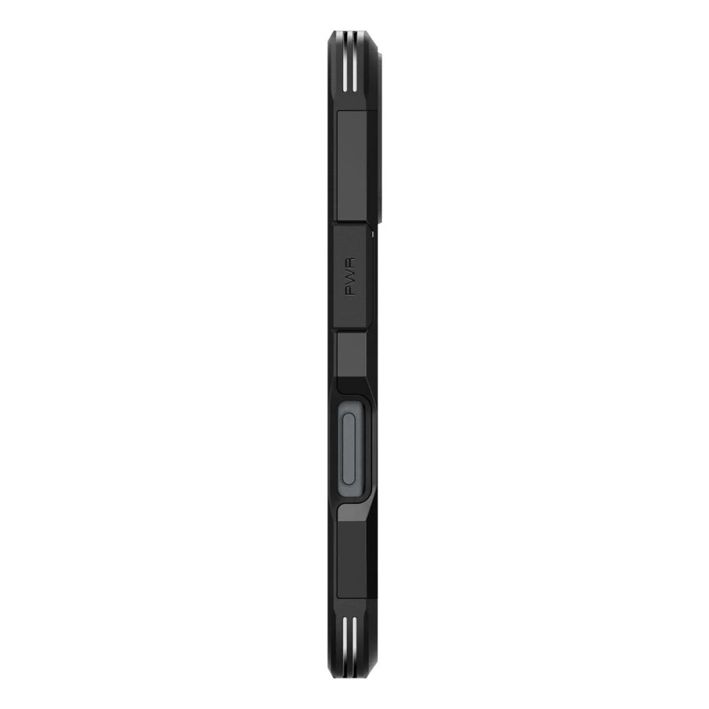 Spigen Tough Armor MagSafe su stoveliu Apple iPhone 16 Plus – dėklas telefonui juodos spalvos
