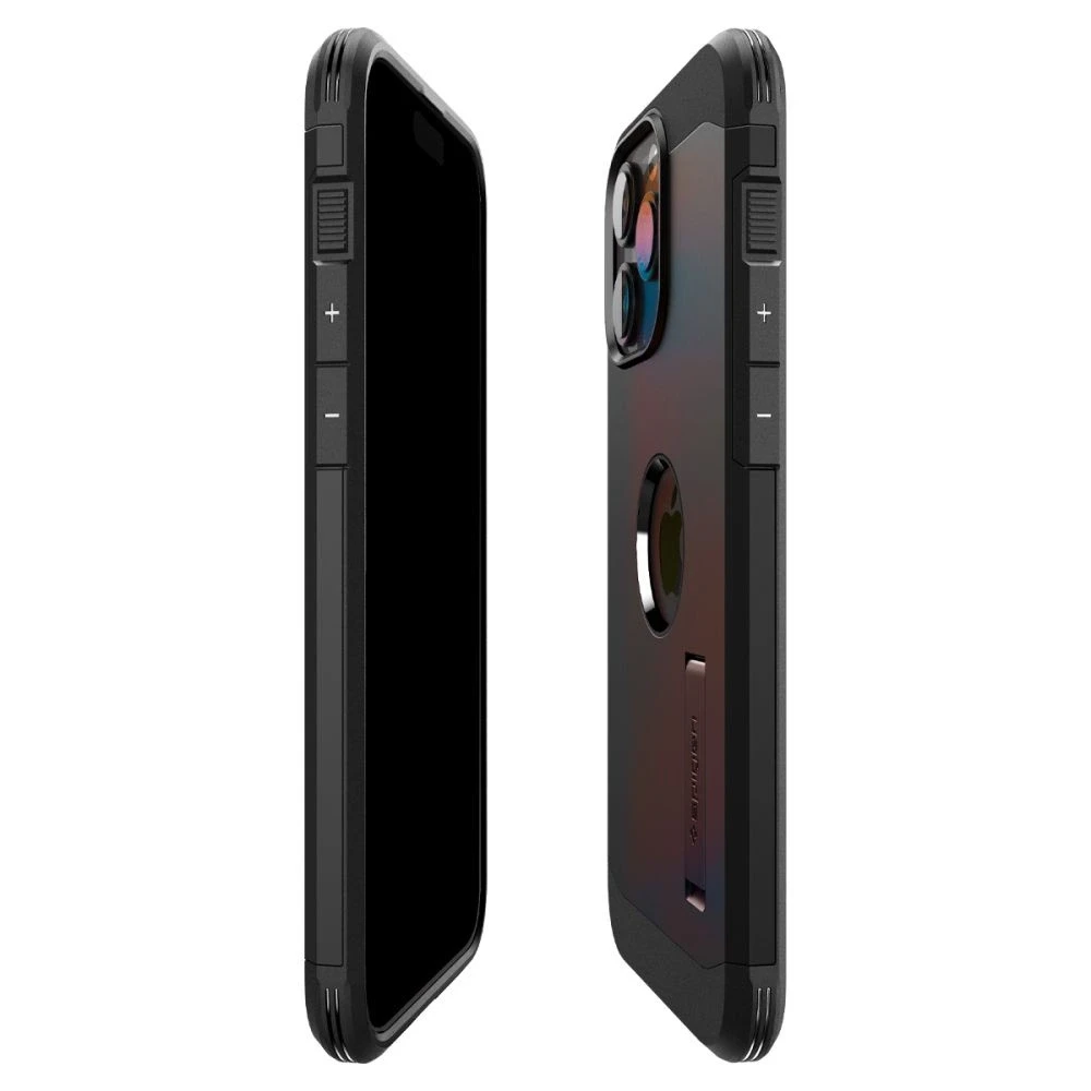 Spigen Tough Armor (MagFit) dėklas skirtas Apple iPhone 15 Pro Max, spalva - Juoda