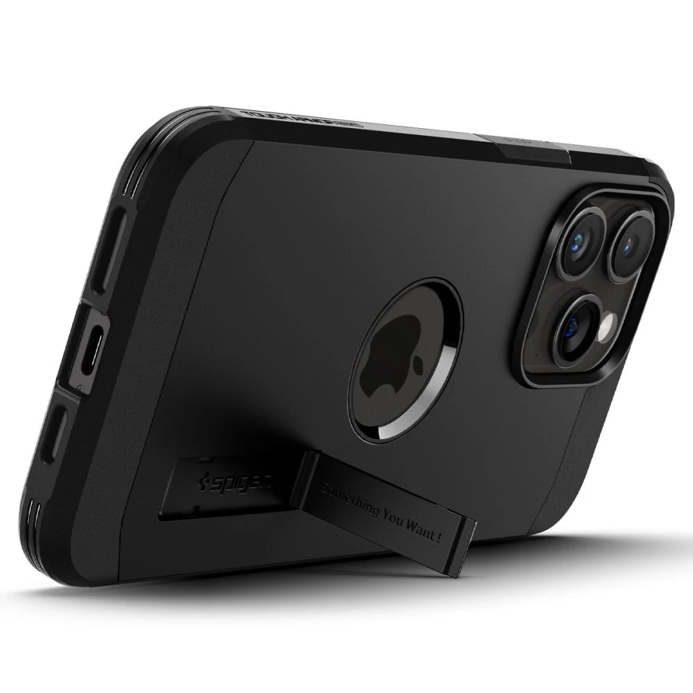 Spigen Tough Armor (MagFit) dėklas skirtas Apple iPhone 15 Pro Max, spalva - Juoda