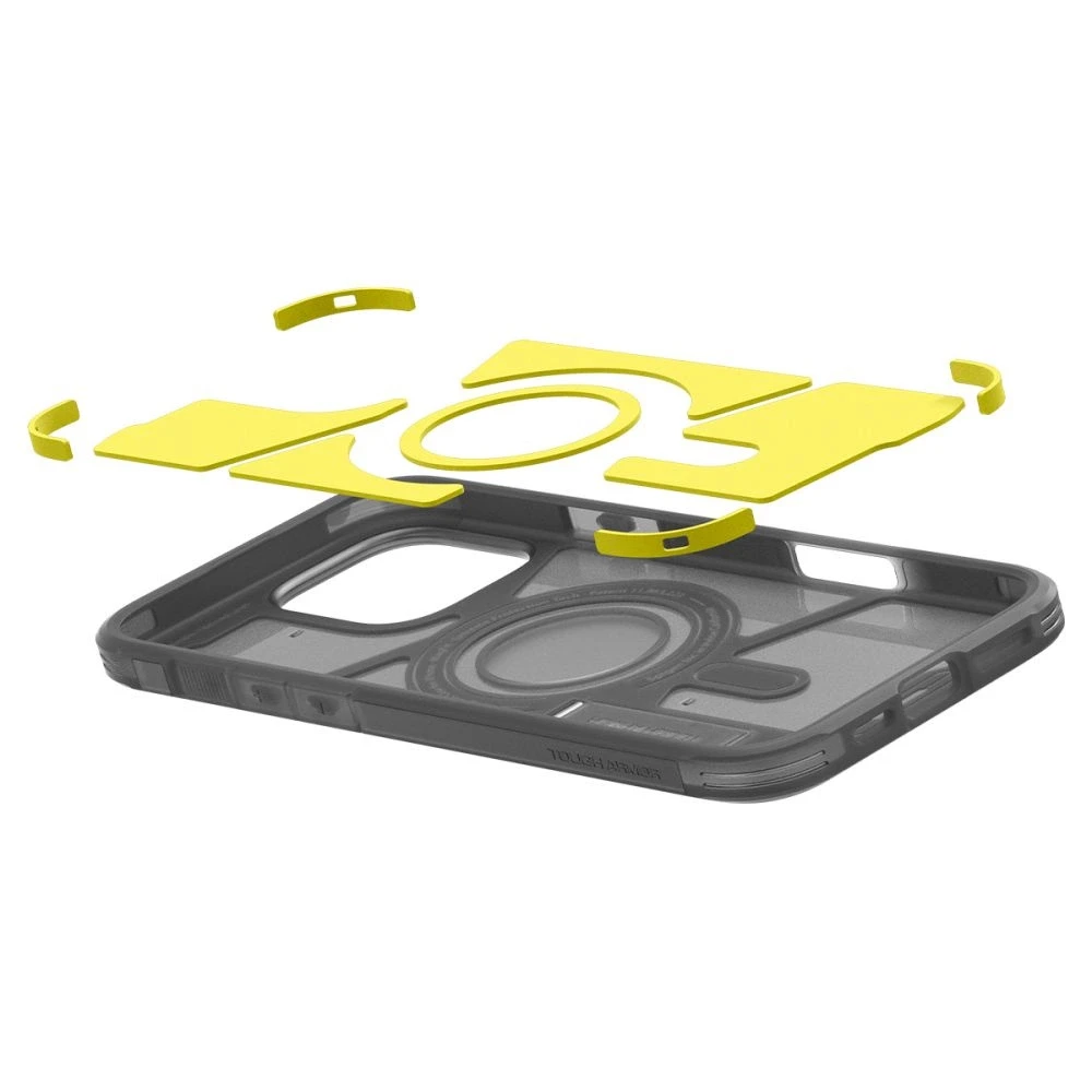 Spigen Tough Armor Mag MagSafe – dėklas skirtas Apple iPhone 16 Pro Max Frost Juodas