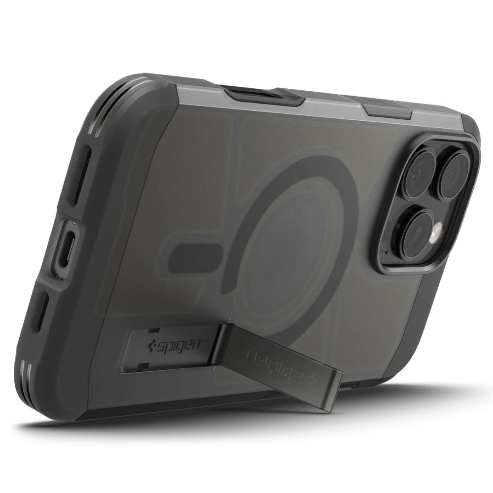 Spigen Tough Armor "T" Mag MagSafe dėklas iPhone 16 Pro - juodas