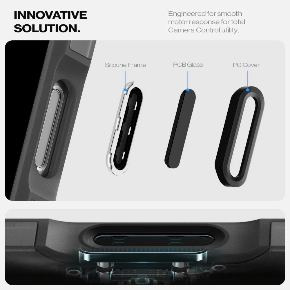 Spigen Tough Armor "T" Mag MagSafe dėklas iPhone 16 Pro - juodas