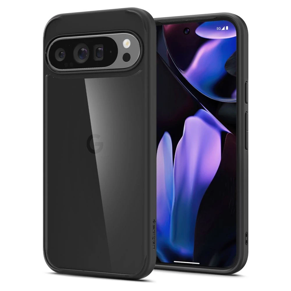 Google Pixel 9 Pro XL Spigen Ultra Hybrid Matte dėklas telefonui juodos spalvos
