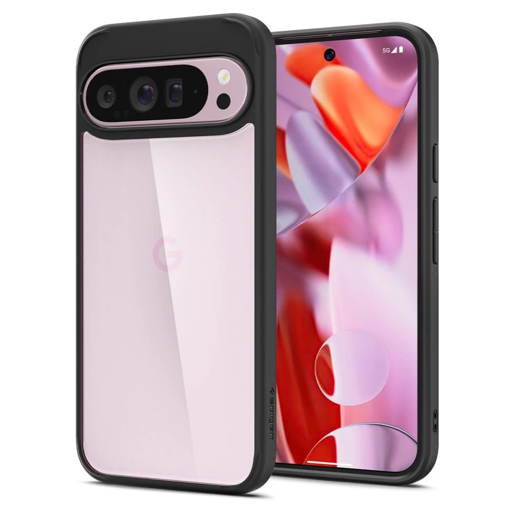 Google Pixel 9 Pro XL Spigen Ultra Hybrid Matte dėklas telefonui juodos spalvos