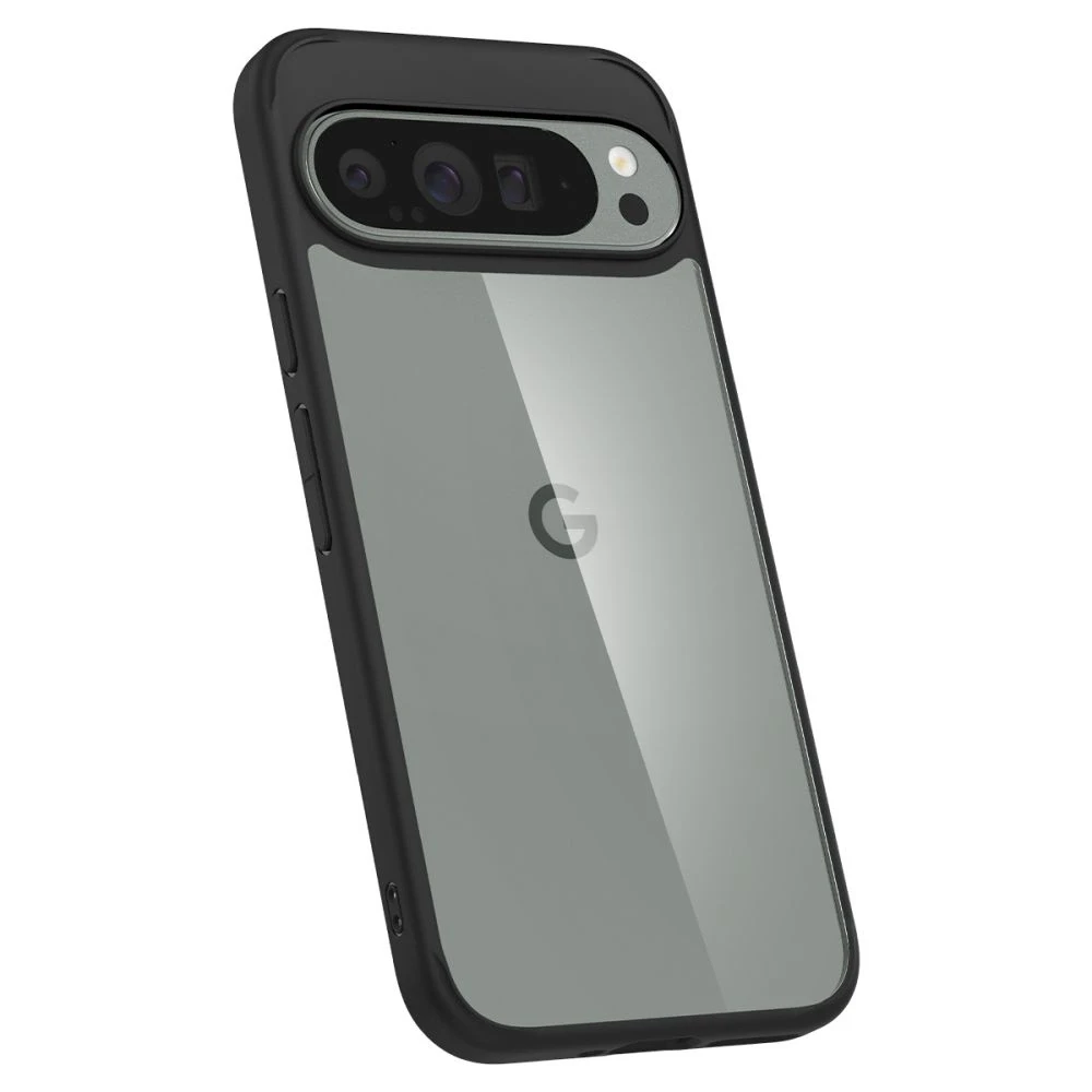 Google Pixel 9 Pro XL Spigen Ultra Hybrid Matte dėklas telefonui juodos spalvos