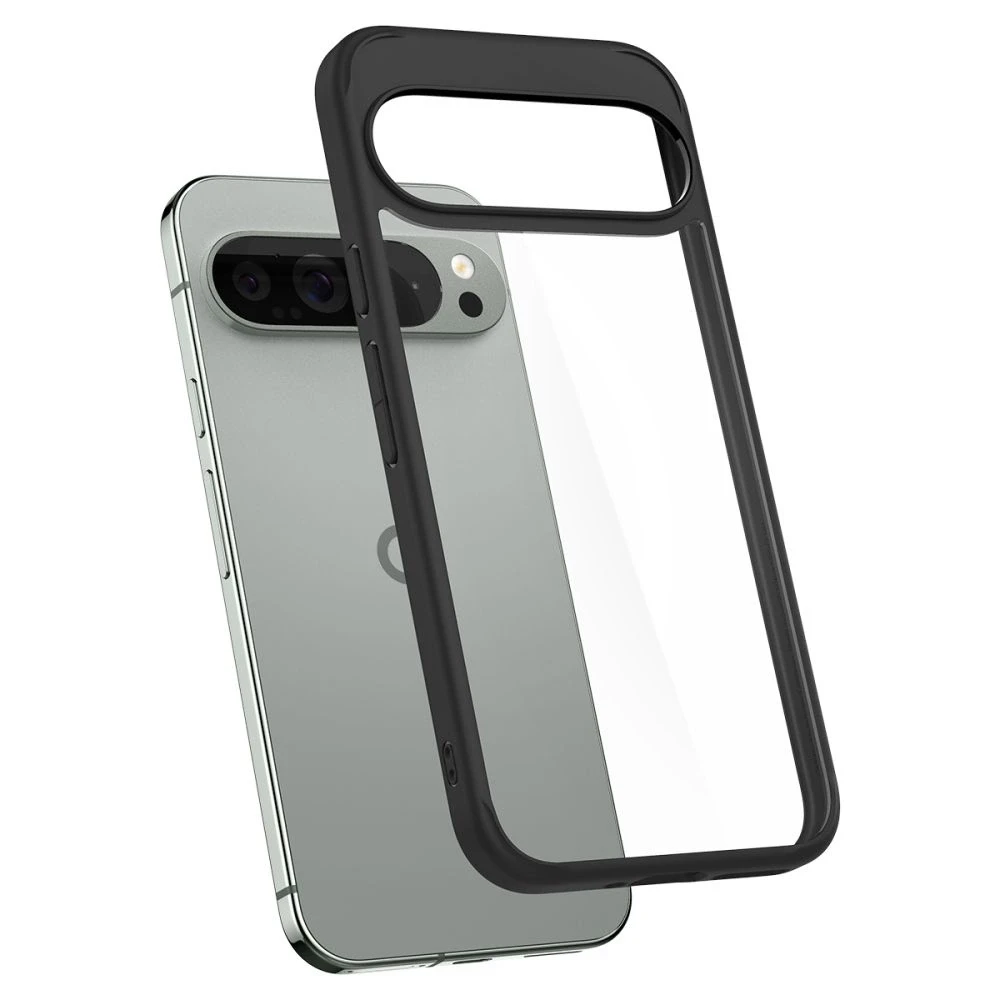 Google Pixel 9 Pro XL Spigen Ultra Hybrid Matte dėklas telefonui juodos spalvos