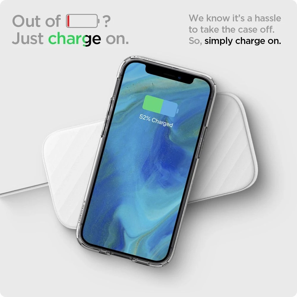 Spigen Ultra Hybrid dėklas skirtas Apple iPhone 12 Mini, spalva - Crystal Clear