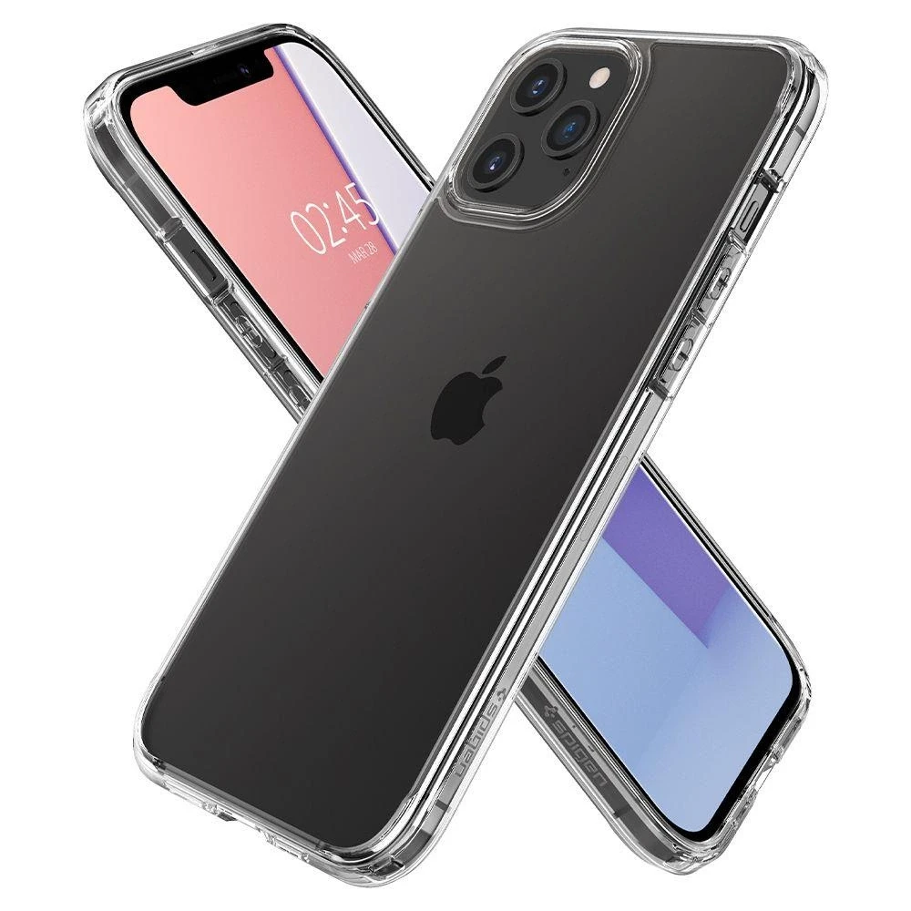 Spigen Ultra Hybrid dėklas skirtas Apple iPhone 12 Pro Max, spalva - Crystal Clear