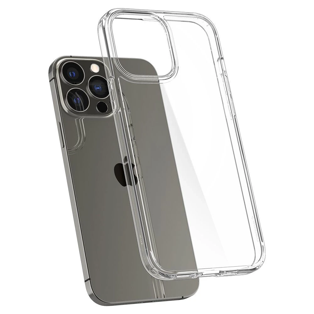 Spigen Ultra Hybrid dėklas skirtas Apple iPhone 13 Pro Max, spalva - Crystal Clear