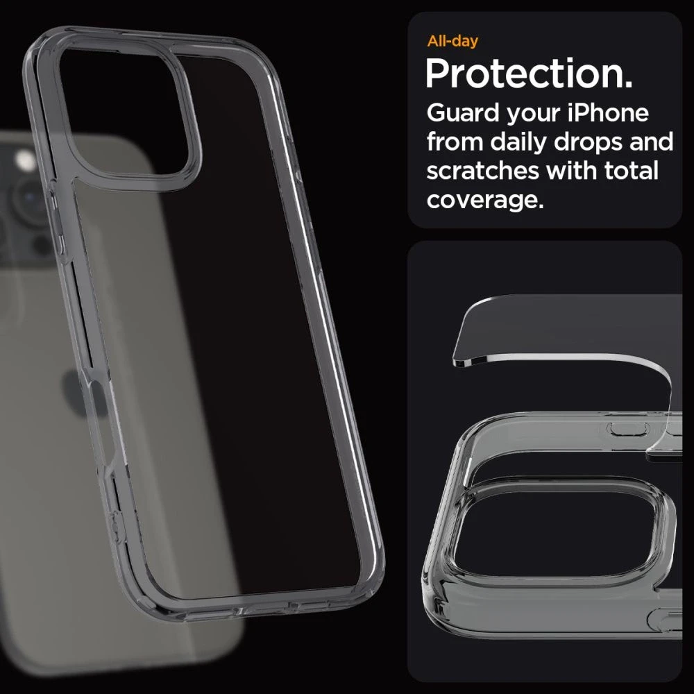 Spigen Ultra Hybrid Apple iPhone 16 Pro Max – dėklas telefonui skaidrus