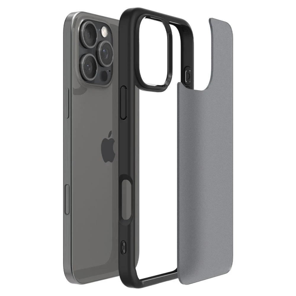 Spigen Ultra Hybrid Apple iPhone 16 Pro Max – dėklas telefonui juodos spalvos
