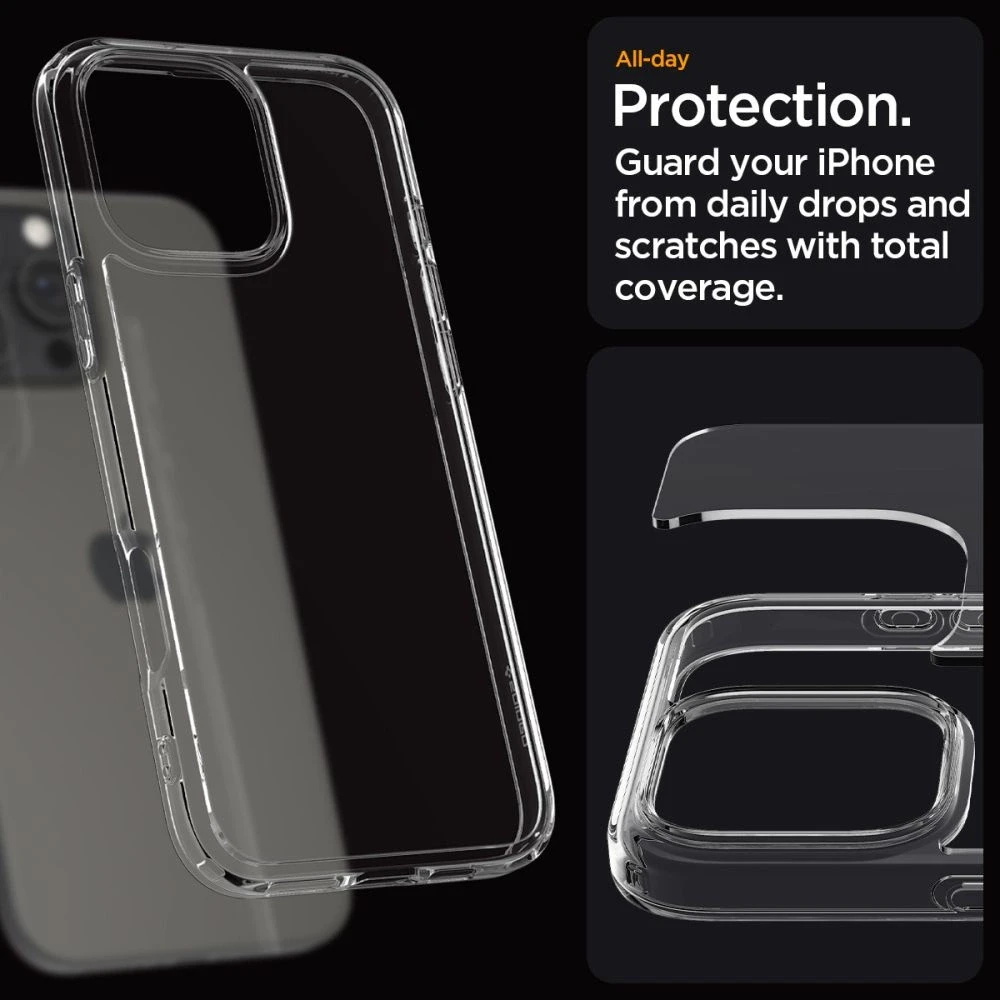 Spigen Ultra Hybrid Apple iPhone 16 Pro Max – dėklas telefonui skaidrus