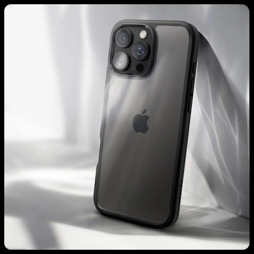 Spigen Ultra Hybrid Apple iPhone 16 Pro Max – dėklas telefonui juodos matinės spalvos