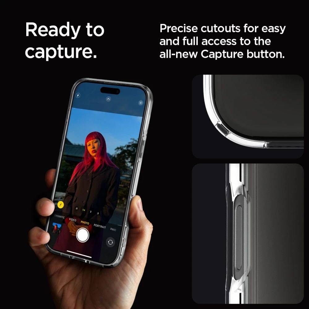 Spigen Ultra Hybrid Apple iPhone 16 Pro Max – dėklas telefonui skaidrus