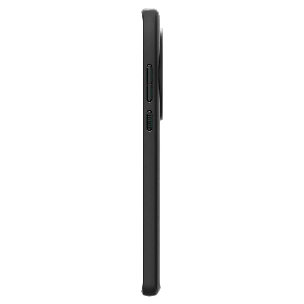 OnePlus 12 Spigen Ultra Hybrid Crystal telefono dėklas juodos spalvos