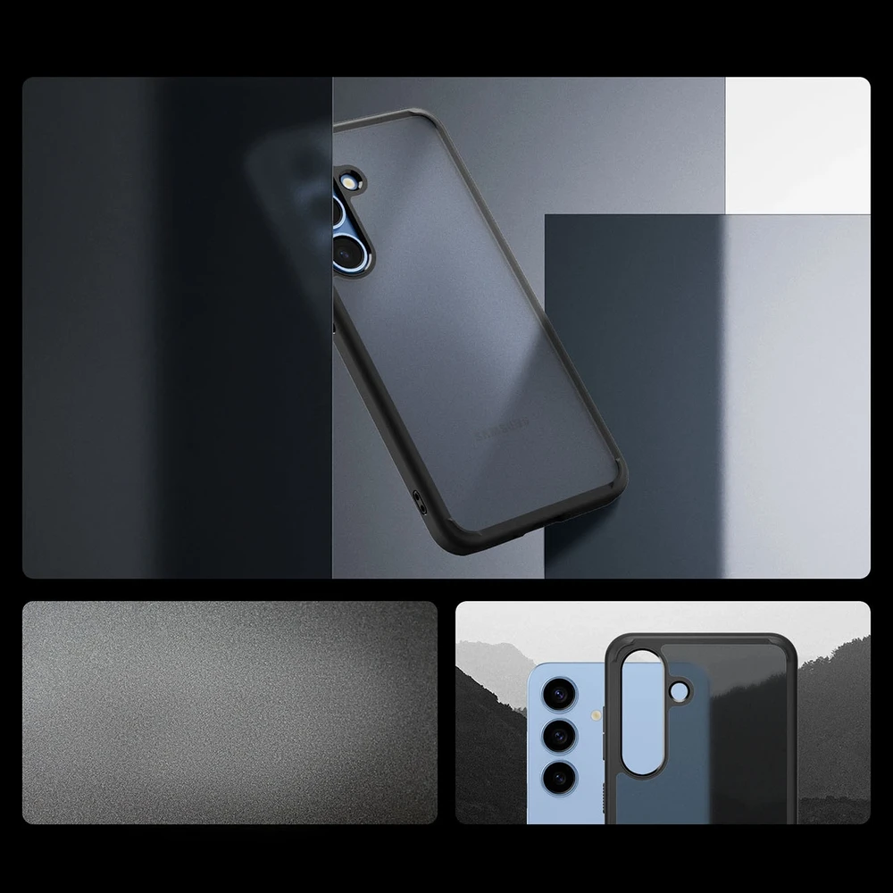 Spigen dėklas ULTRA HYBRID skirtas Samsung Galaxy S25 frost juodos spalvos