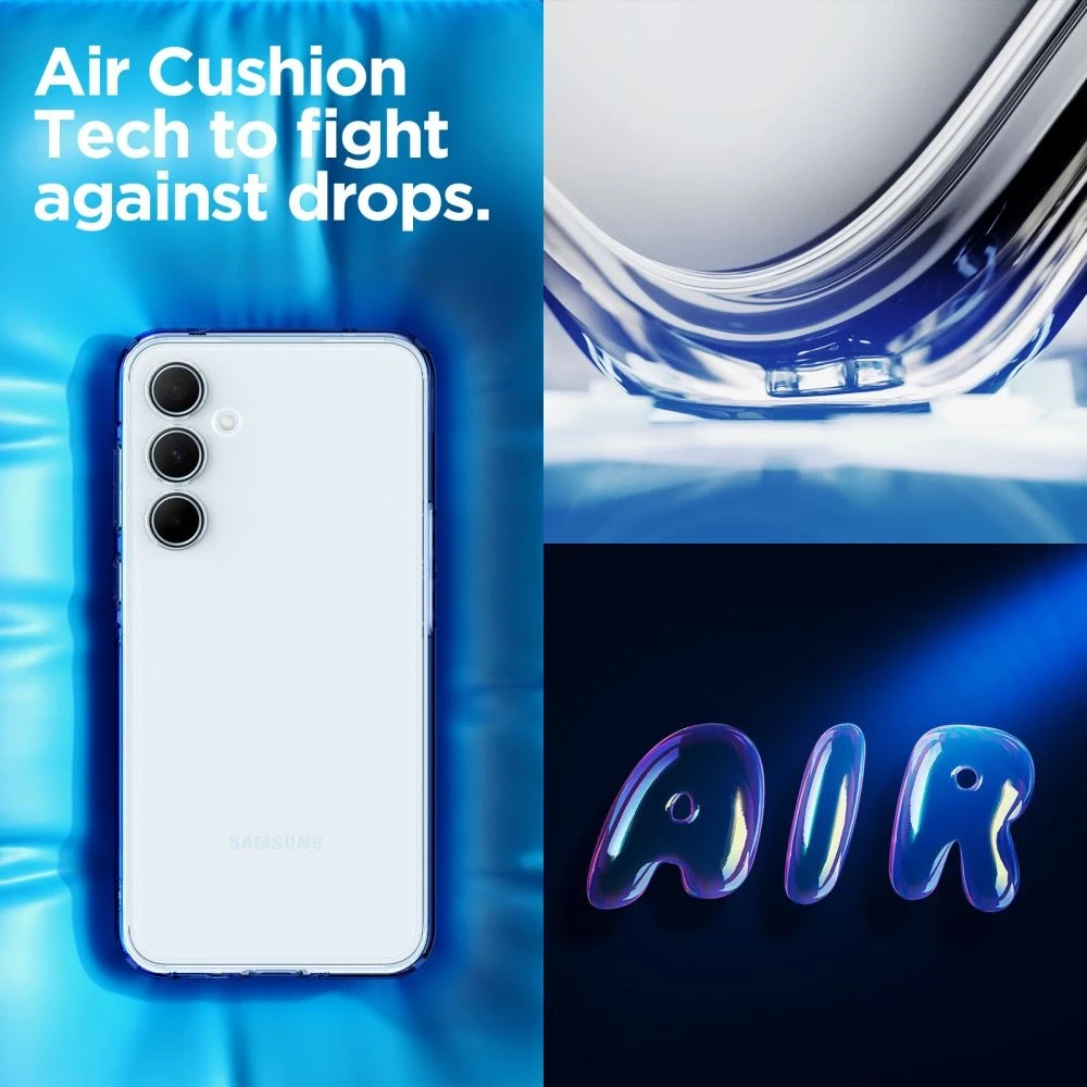 Samsung Galaxy A55 5G Spigen Ultra Hybrid Crystal dėklas telefonui skaidrus