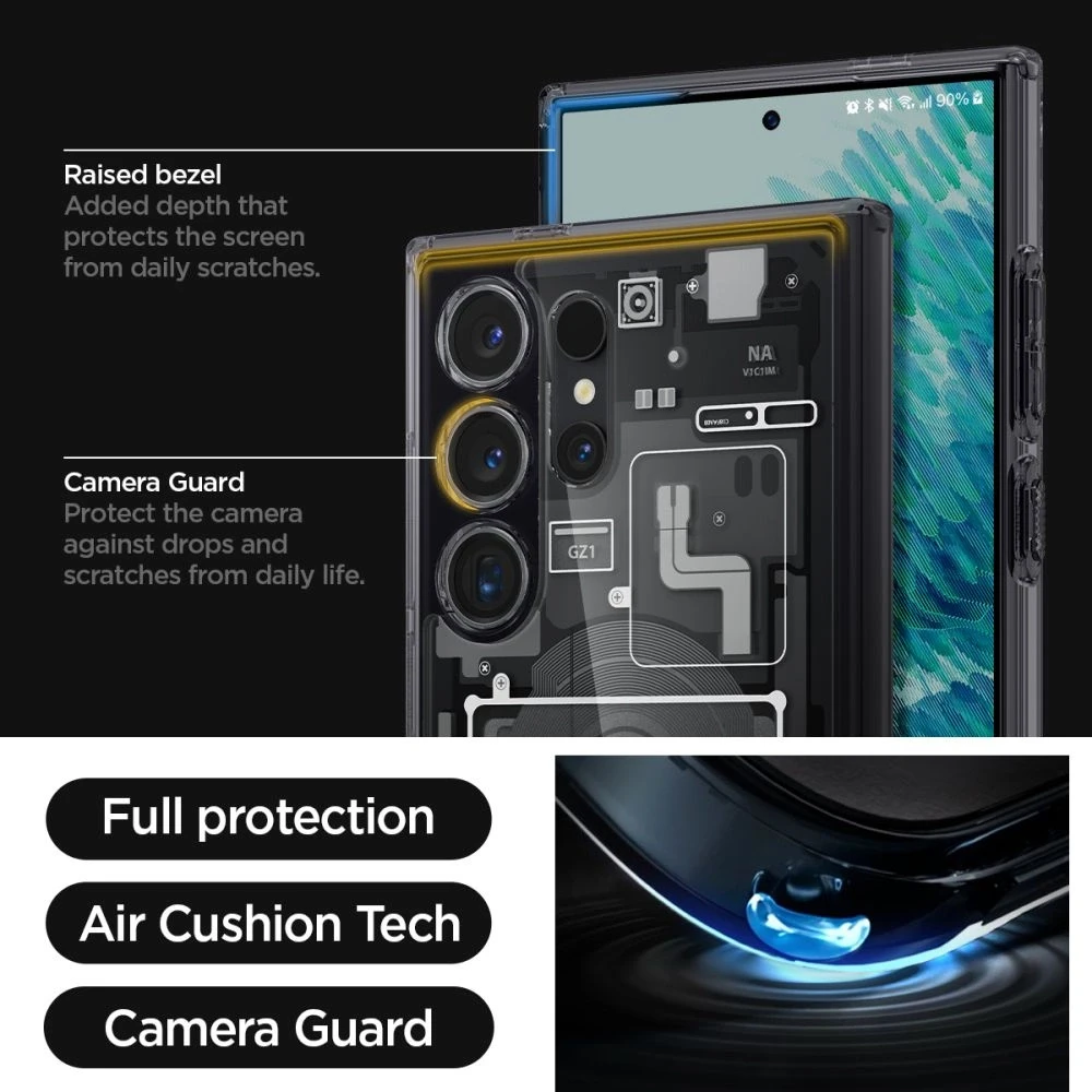 Dėklas Spigen Ultra Hybrid, zero one – Samsung Galaxy S24 Ultra