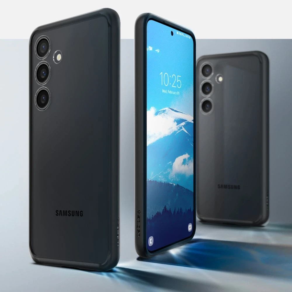 Samsung Galaxy S24 Spigen Ultra Hybrid Matte dėklas telefonui juodos spalvos