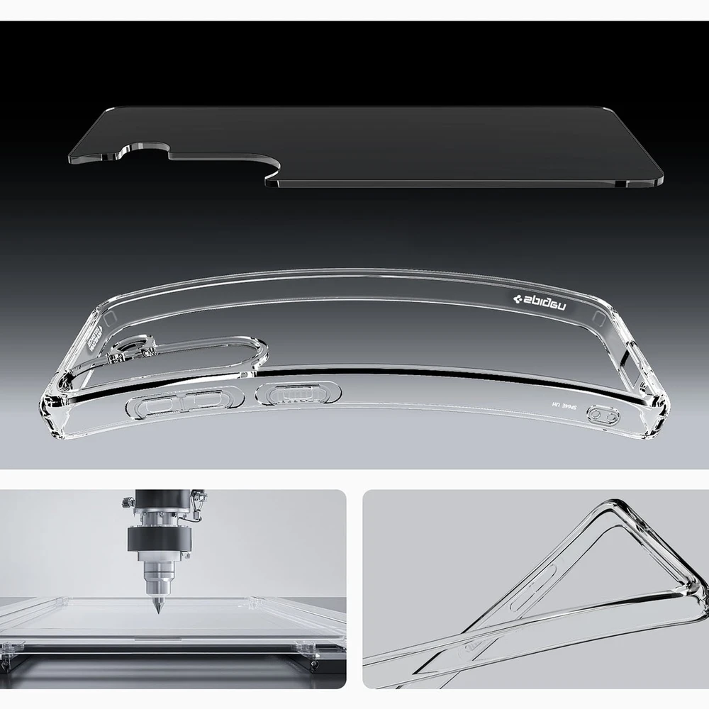 Spigen dėklas ULTRA HYBRID skirtas Samsung Galaxy S25 crystal clear
