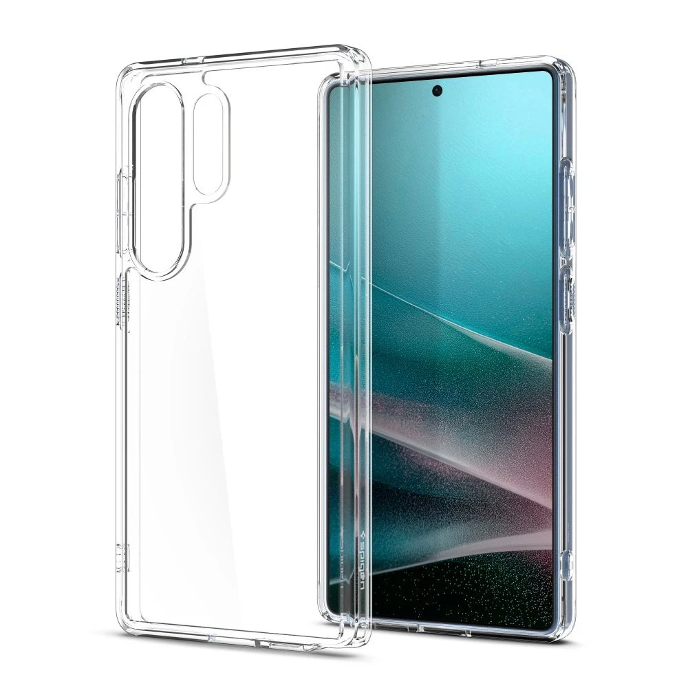 Dėklas Spigen Ultra Hybrid Galaxy S25 Ultra krištolo skaidrumo