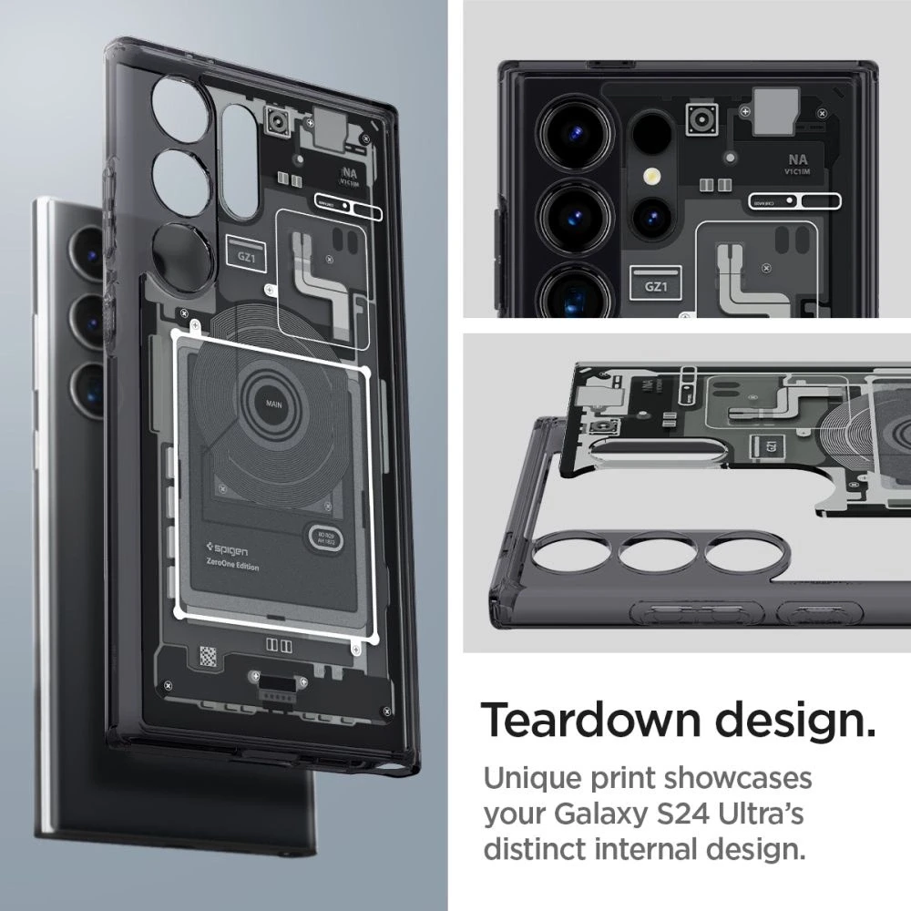 Dėklas Spigen Ultra Hybrid, zero one – Samsung Galaxy S24 Ultra